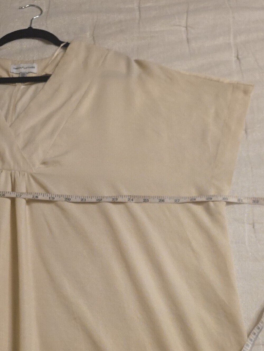 Gibson Latimer Cream V-Neck Tunic Dress Size XXL - Picture 8 of 13